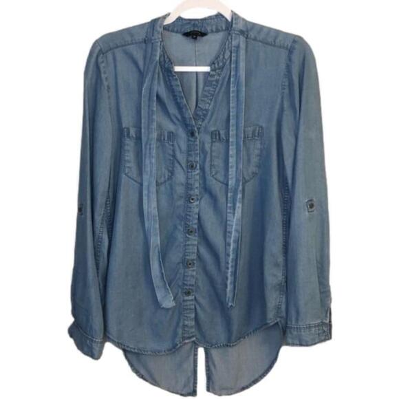 RW&CO. Tops - RW&CO Lyocell Button Down Blouse/Small